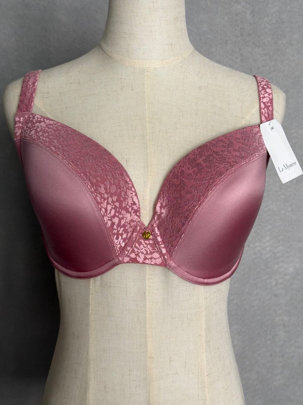 Le Mystѐre Safari Push-Up Bra Underwire in Rosette Women's 32G NEW